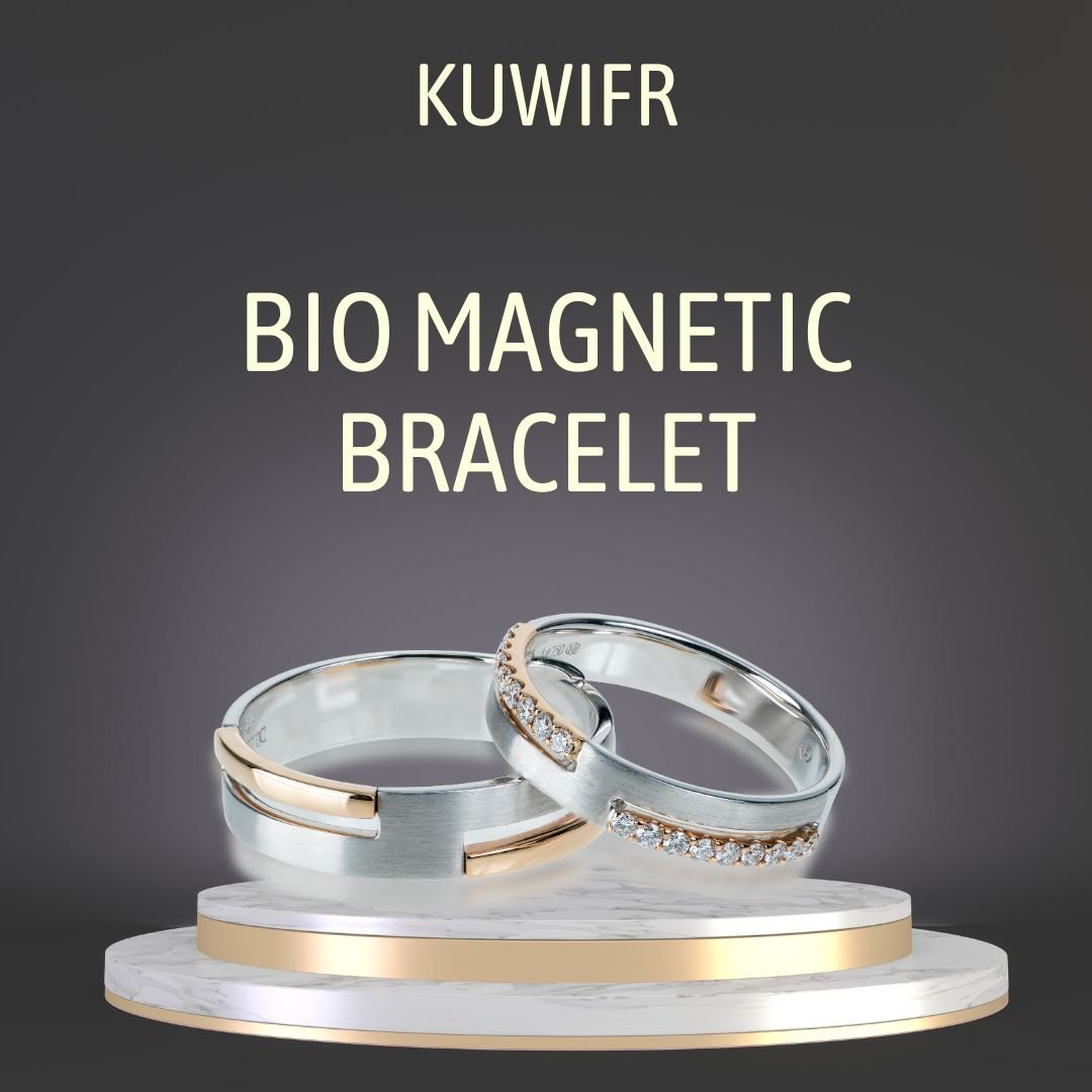 Kuwifr Bio Magnetic Bracelet – Stylish Stainless Steel Health Bracelet for Men & Women | Pain Relief, Balance & Energy Enhancer